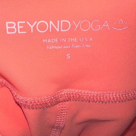Beyond Yoga 7/8 Spacedye Caught In The Midi High Waisted Legging Orange Blossom - Picture 4 of 6